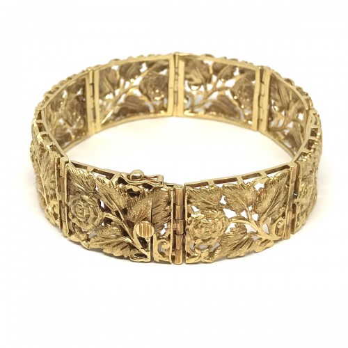 Fabula etrusca 18 kt gold bracelet
