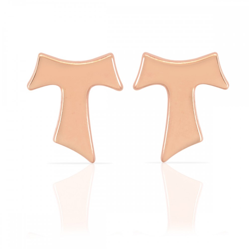 Humilis rose gold plated sterling silver earrings