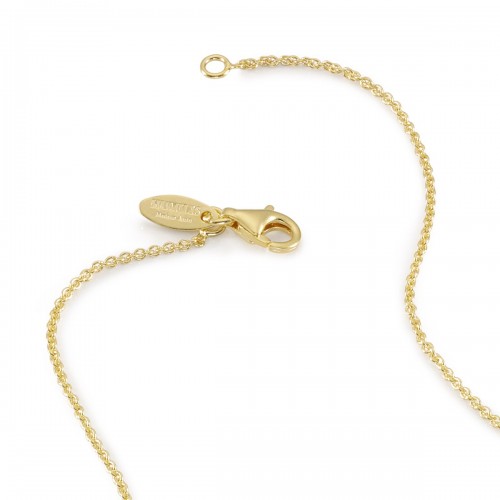 Humilis yellow gold plated sterling silver rolò chain