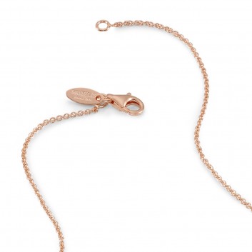 Humilis rose gold plated sterling silver rolò chain