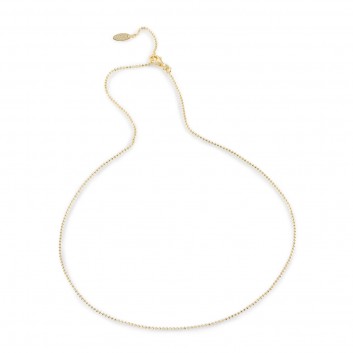 Humilis yellow gold plated sterling silver brilliant chain